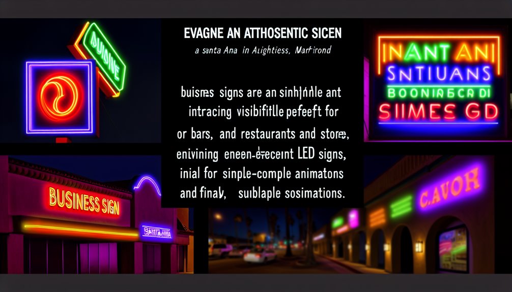 bright business signs santa ana