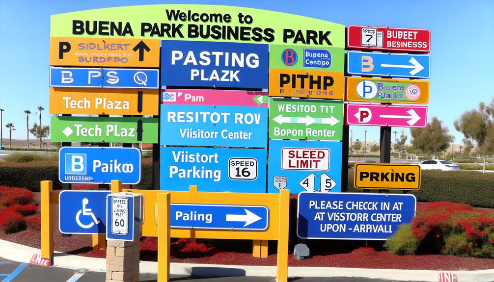 business park signage design