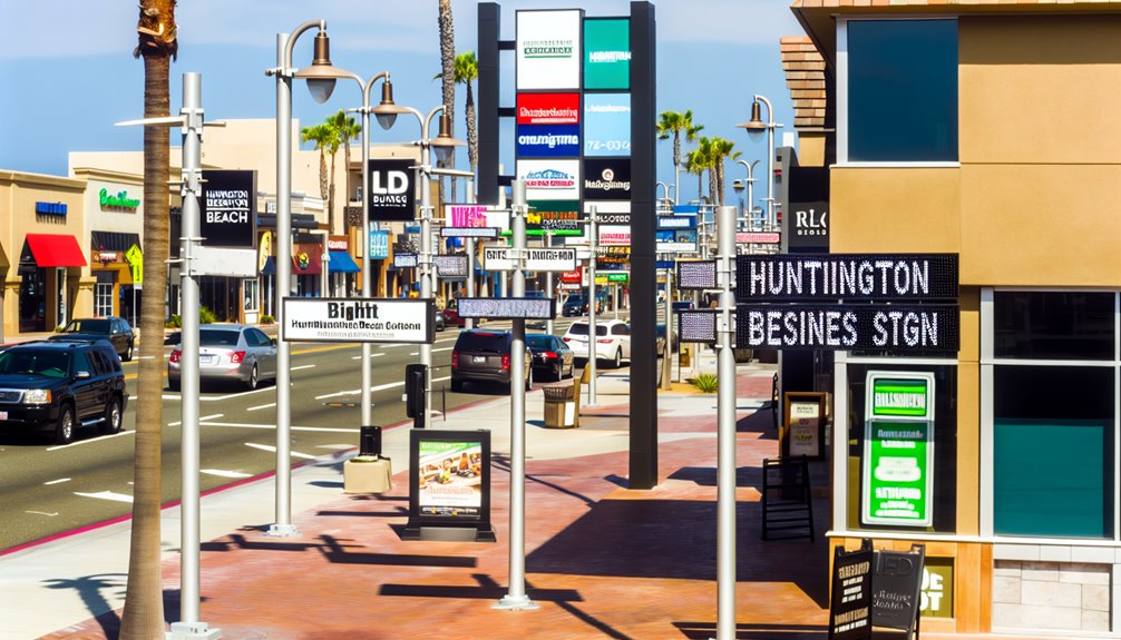 huntington beach led signs