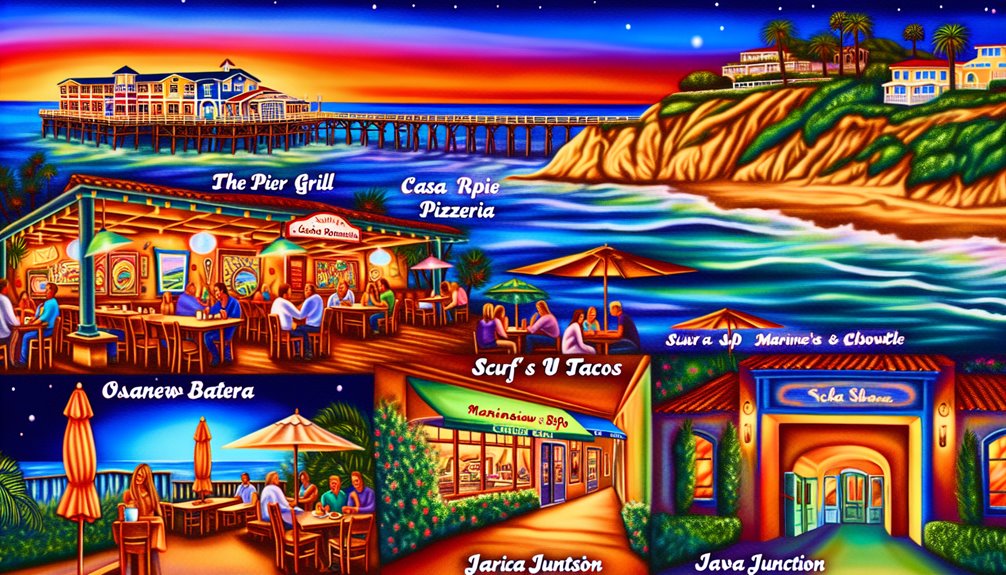 san clemente dining signage