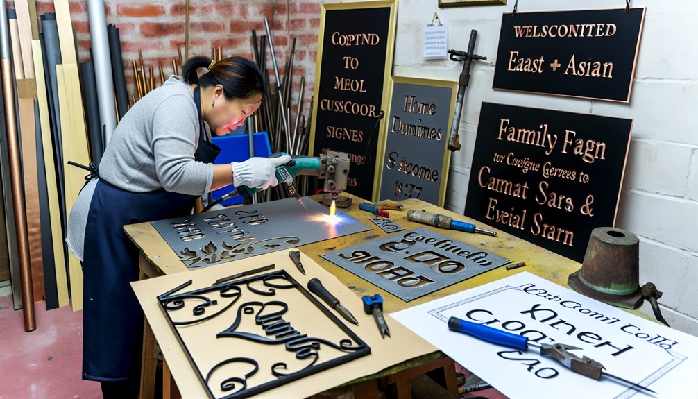 yorba linda metal signage