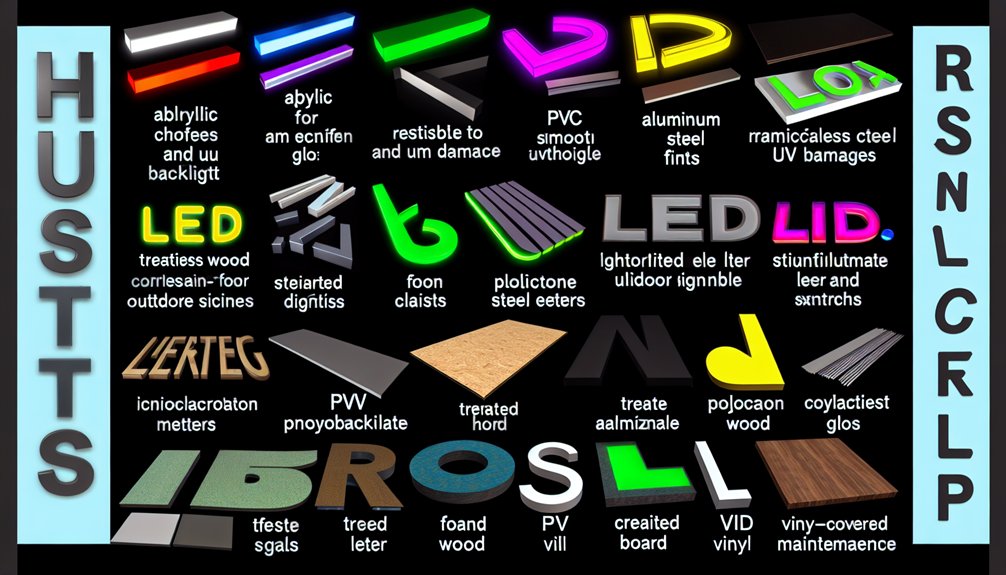 best materials for signage