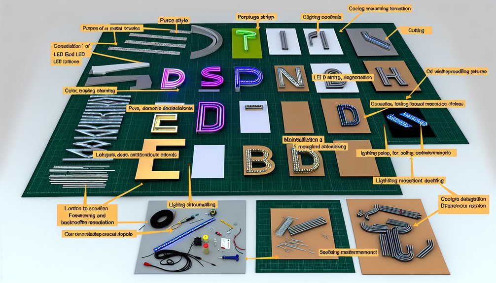 custom led sign letters