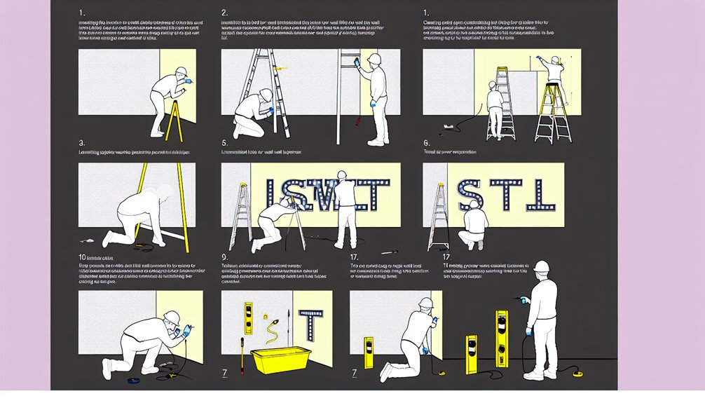 mounting illuminated wall letters