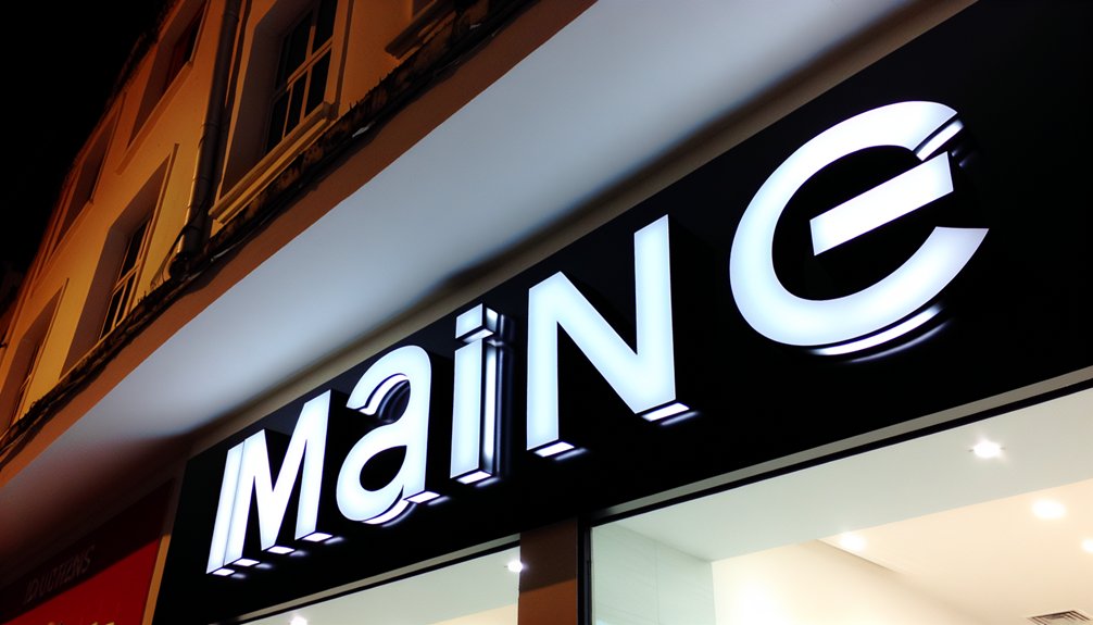 storefront lighted sign selection